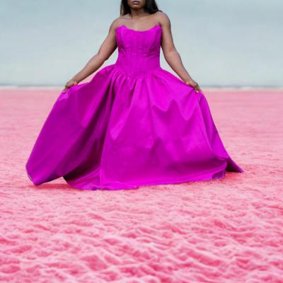 Ayana Long Solid Dress 2